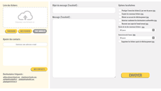 DropCloud module voor verzendeing van bestanden